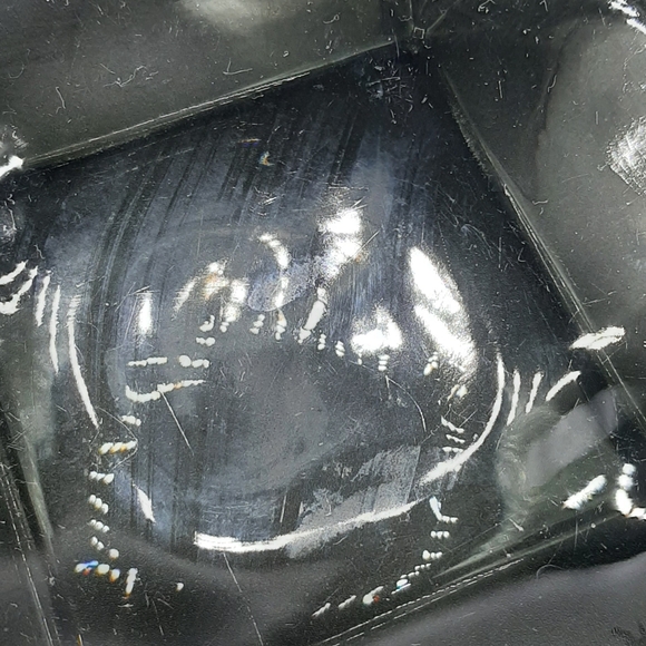 Vintage Smokey Gray Glass Large Cigar Cigarette Ashtray 8" Square Mad Man MCM - Picture 5 of 6